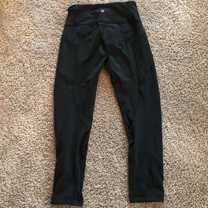 Black lululemon high waisted leggings